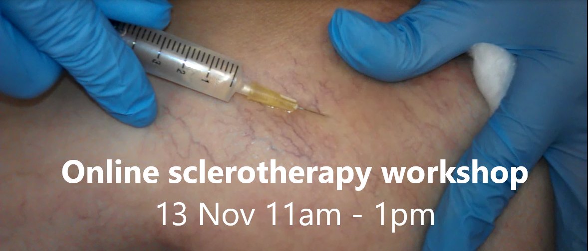 #Sclerotherapy CPD Watch #UGFS &amp; #microsclerotherapy treatment demonstrations streamed live from The British Association of Sclerotherapists and learn how to achieve the best possible clinical and cosmetic outcomes for your patients bit.ly/BASworkshop
13th November 2021
