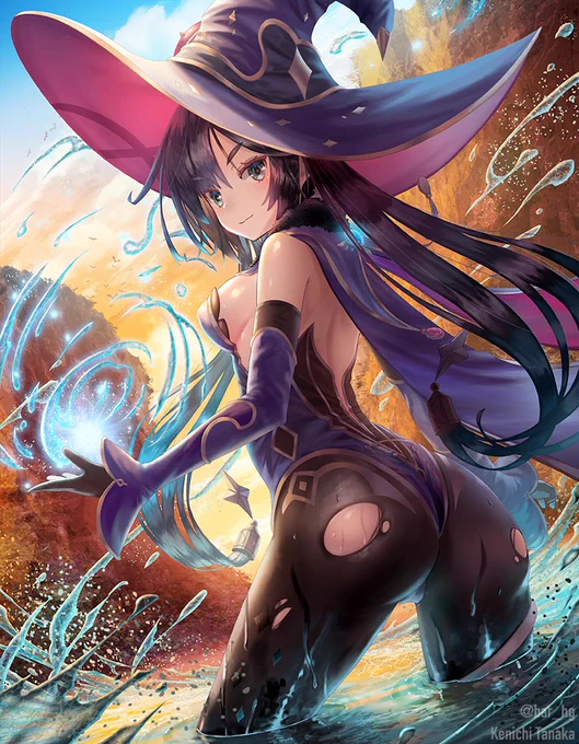 今日は「いい推しの日」かぁ。自分の推しは原神だとモナ、グラブルだとカリオストロ、Vtuberだと花譜、ディスガイアシリーズだとエトナかなぁ。(投稿イラストは以前描いたファンアート達です。) 