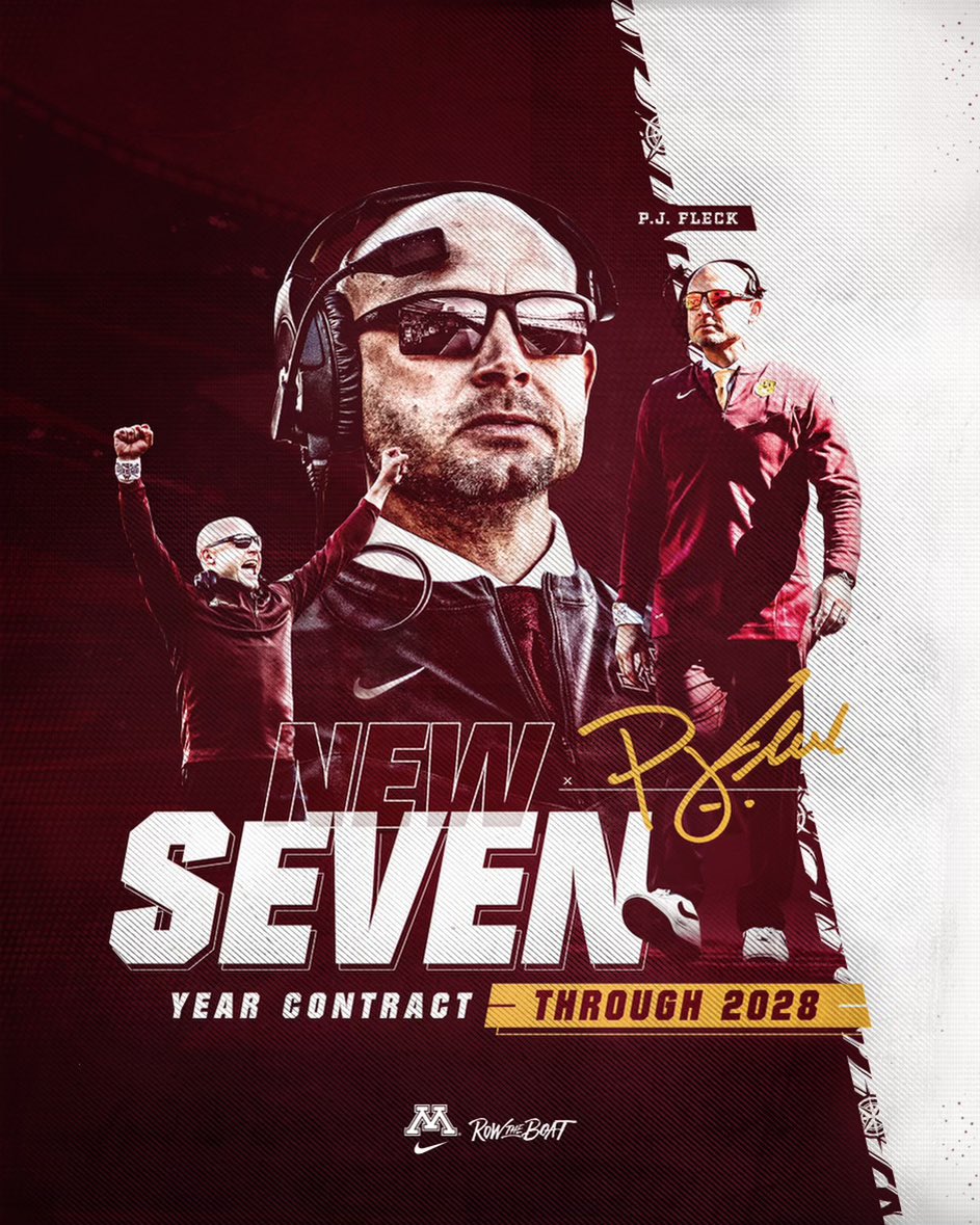 This is home. <a href="/Coach_Fleck/">P.J. Fleck</a> signs new seven-year contract.

📰: z.umn.edu/Fleck110321

#RTB // #SkiUMah // #Gophers