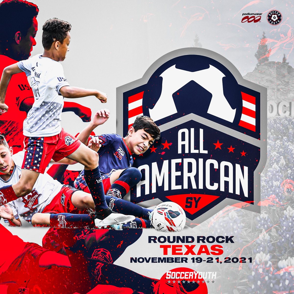 RoundRockMPC's tweet photo. The BIGGEST Soccer Youth All-American Series is coming to Round Rock!
The All-American Series will be here November 19-21! Featuring some of the best youth talent around. Nominate a player today at https://t.co/3DbwaIEFN7
#BeAllAmerican #EarnYourKit #TexasIsNext https://t.co/Nxqwzp6WzV