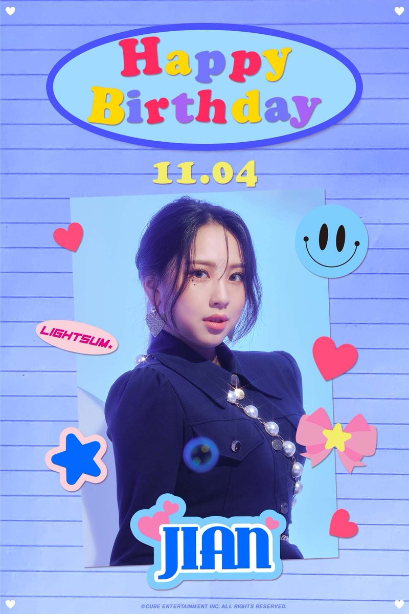 LITCHSUM's tweet photo. Happiest Birthday to our loveliest maknae, @JlANKIM! 💙 https://t.co/D3ebJ1Psxo
