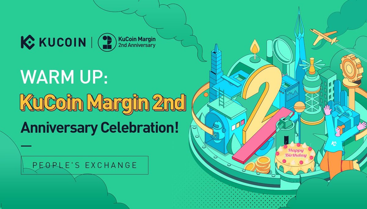 kucoincom's tweet photo. Users First - #KuCoinMargin 2nd Anniversary Celebration is Coming with Millions of Bonuses! 🎂🎁

➡️ https://t.co/8KyN4f2FAU https://t.co/0wmFWRNlI4
