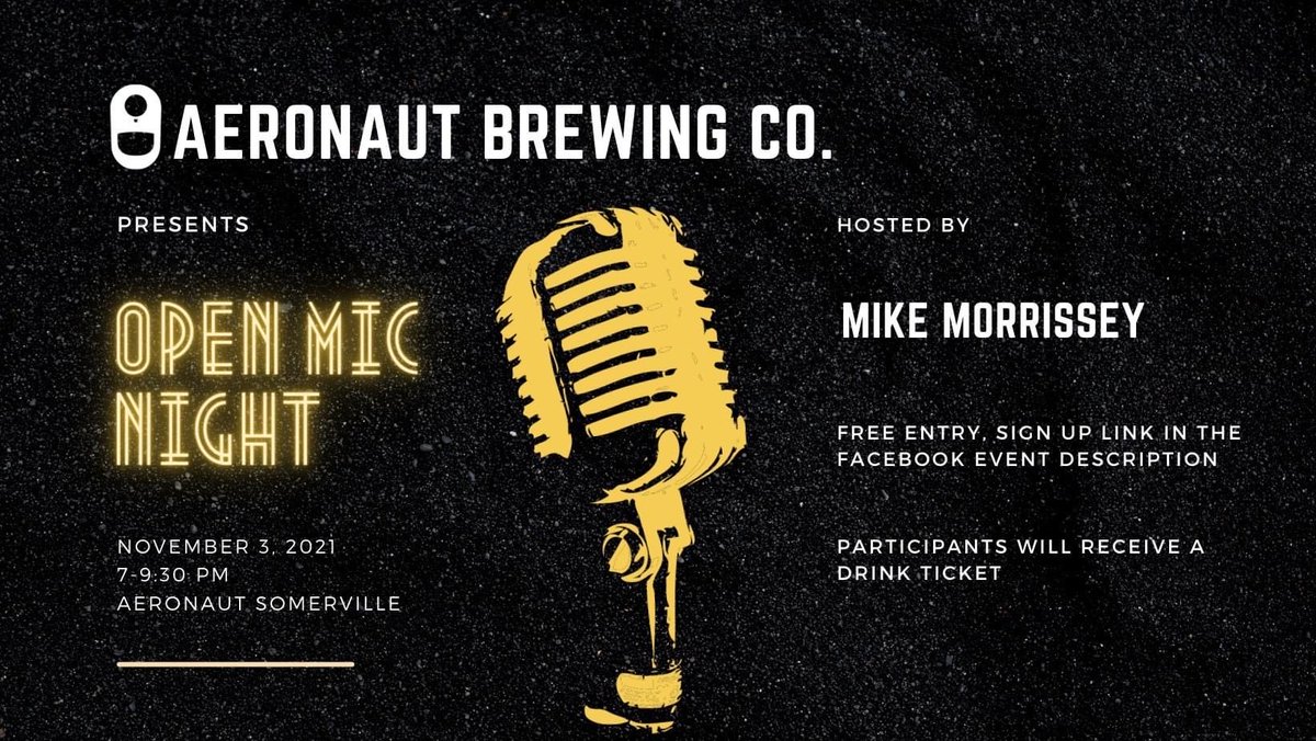 prettyrottenbnd's tweet photo. Catch us playing a 2-3 song acoustic set tonight at 8:15-8:30pm @AeronautBrewing ✌🏼*Free Entry*
#prettyrotten #acoustic #openmicnight #aeronaut #aeronautbrewingco #somervilleMa #bostonmusic #bostonmusicscene https://t.co/6eIGuhFkhe