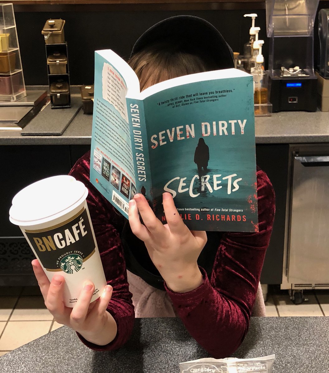 bn_neshaminy's tweet photo. Grab SEVEN DIRTY SECRETS by Natalie D. Richards for $5 with the purchase of any cafe item!

SEVEN DIRTY SECRETS is a pulse-pounding YA thriller about a girl who goes on a mysterious scavenger hunt, only to discover that someone knows her worst secret.

#BNCafe #hotcoffeehotbook https://t.co/8kld8eytwC