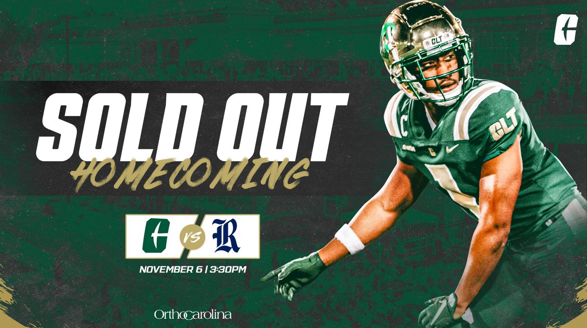 🚨 WE ARE OFFICIALLY SOLD OUT 🚨

Now it's time to 𝘽𝙍𝙄𝙉𝙂 𝙏𝙃𝙀 𝙀𝙉𝙀𝙍𝙂𝙔! 🗣📣

#NinerNationWeek #49erHC21