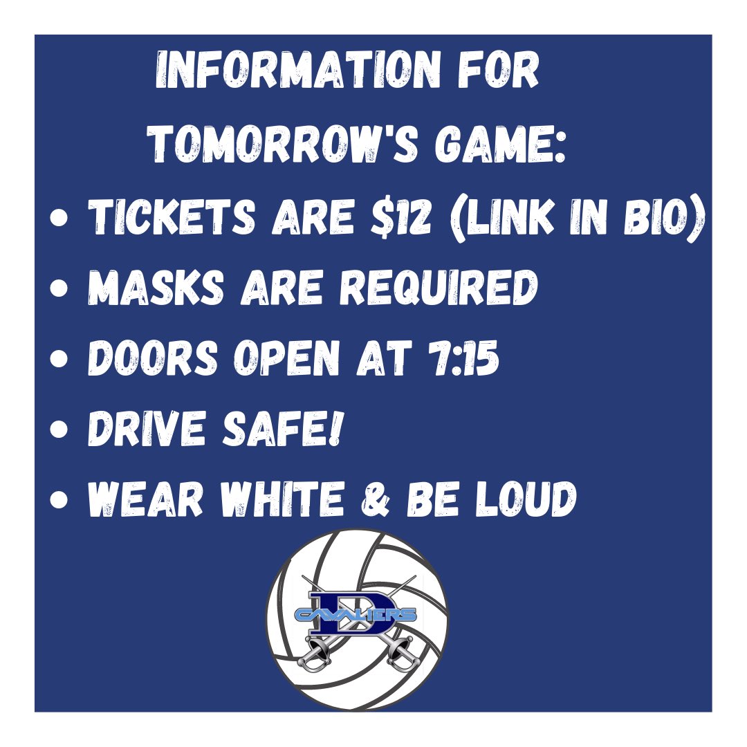 Big day tomorrow! We play River Bluff tomorrow for the Region II 5A STATE CHAMPIONSHIP! There is a here is some information that you need to know for the game! Hope to see everyone in the stands wearing white and being loud!