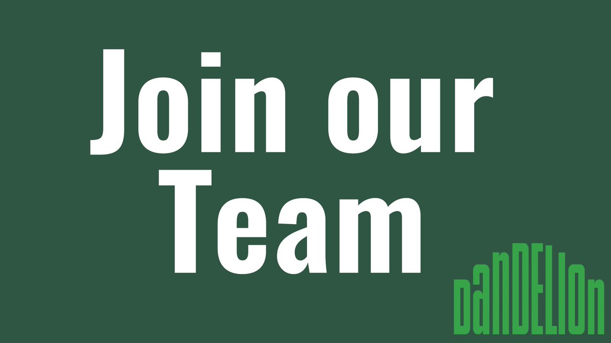 (ANOTHER) JOB ALERT

Join us to Sow, Grow and Share in 2022. 

We're looking for:

- 10 Emerging Creative Producers 
- An Emerging Producers Coordinator
(deadline 22nd Nov)

Find out more and apply via our website 👇👇🌱

 dandelion.scot/opportunities