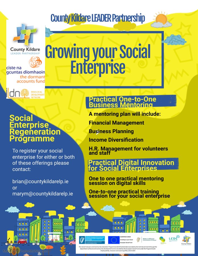 Growing your Social Enterprise poster