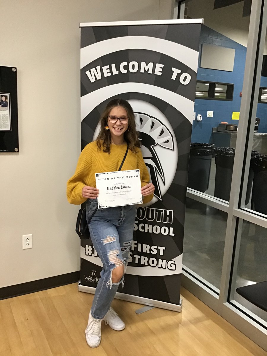 Ms_CZess's tweet photo. The following students were recognized as the Titan of the Month for September: Reagan A. (6th), Nadalee J. (7th), &amp; Brooke G. (8th). Congrats, Titans! 
@TroySouthMiddle @TSMGuidance @TSMSAD
#kidsfirst #whateverittakes #nowhatifs https://t.co/Ia1FWMpCTh