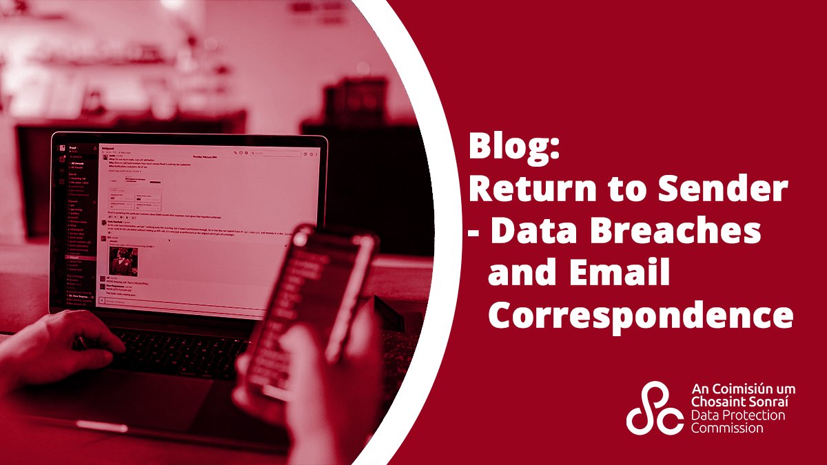In this blog, we look at some of the common data protection breaches around email correspondence, and how these breaches can be avoided. To find out more, go to: dataprotection.ie/index.php/en/d…