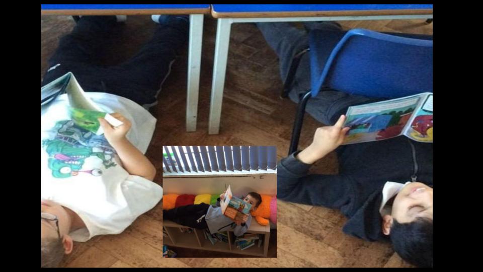 Woods_Bank's tweet photo. Year 2 exploring unusual places that they like to read. Which one is your favourite? Is there somewhere unusual you could read at home? #experiencelessons #readingforpleasure @ElliotFndtn @pedgerton71 https://t.co/zFWU8yyv5b