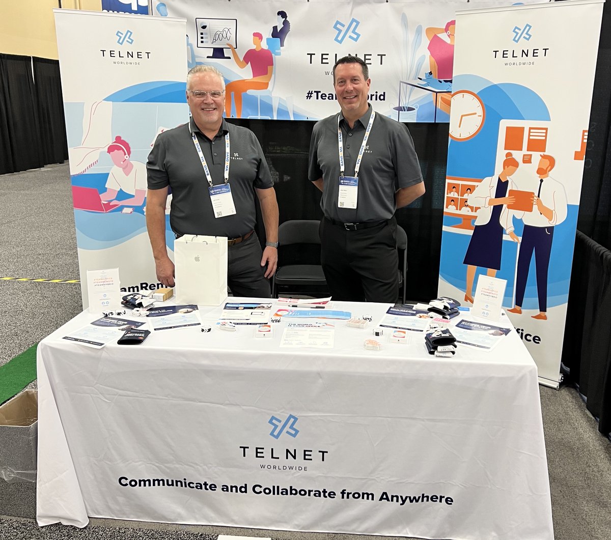 telnetww's tweet photo. Are you walking around the #CPExpo today?? Come visit #TeamTelNet at booth 1173 ๐
Come get some goodies and learn more about how we can help you #communicate and #collaborate from anywhere ๐ https://t.co/LFwZeJ4Icm
