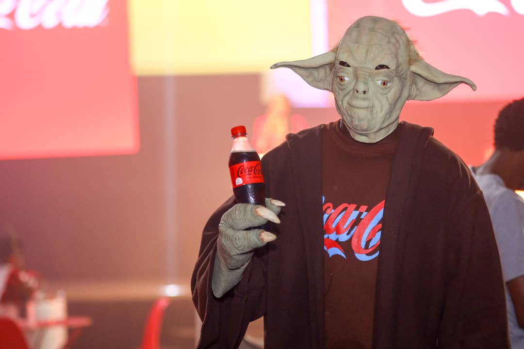 gamechanger_ke's tweet photo. We had so much fun creating magic last week with Coca-Cola
What were you for Halloween?

 #marketing #halloween #halloweencostume #starwars  #yoda #yodamemes #babyyoda  #kylo #kyloren #starwarsday #starwarsnerd #cocacola #events #launch #productlaunch #magic #halloween2021 https://t.co/MXsvOLMNvL