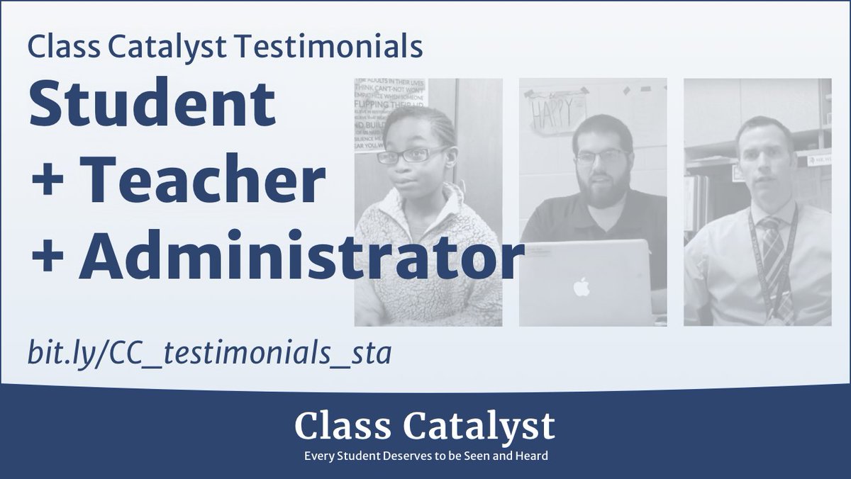 classcatalyst's tweet photo. As students struggle to catch up it's important to remember...

"Students are going to remember how we make them feel more than the content we teach them"
 - @edwink18 

https://t.co/IcjRfBIp6V

#SEL #StudentVoice

#testimonials https://t.co/bXbQbbn52i