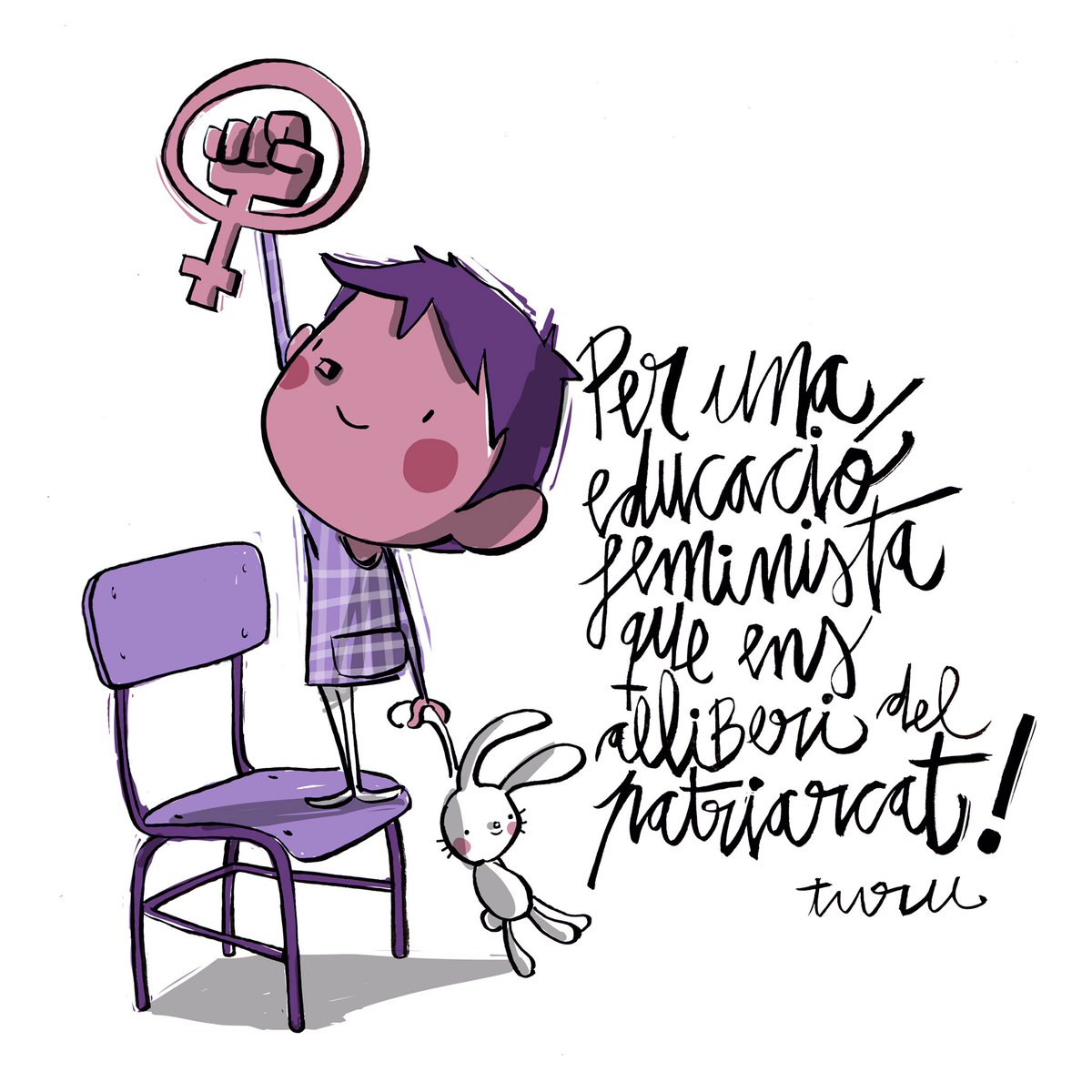 joan_turu's tweet photo. Deseduquem-nos!… i pels que venen, educació feminista💜 https://t.co/0zeQUAeGJE