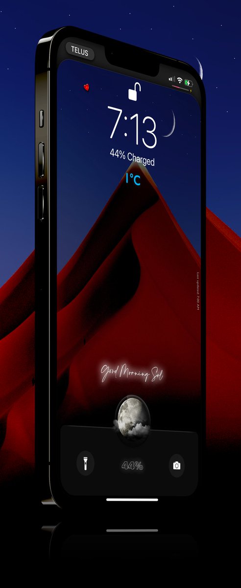 SolShulz30's tweet image. Here we go again ⚡️

YoorWeather @JCRocky5 
YW LS H.S @TeboulDavid1 
Wallpaper @Maria2Ps @jianoliu 
Icons @GearofwarsJLAM 
Show AE @SeanKly 
Boss AE @Attairdu57slm 
Weather icons @Zooropalg 
Mockup @screenshot_pro 
#ios148 
#nojailbreajk
#iPhone12ProMax