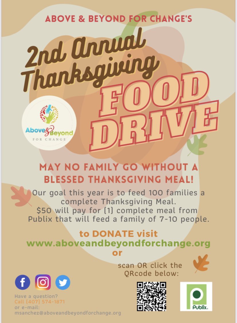 I am working on our 2nd Annual Thanksgiving Food Drive to benefit 100 Pinewood families. Would you consider sharing this information on your social media platforms? With your help we can help eliminate some food insecurities this Thanksgiving !@craignewmark <a href="/EricMockTV/">Eric Mock</a>