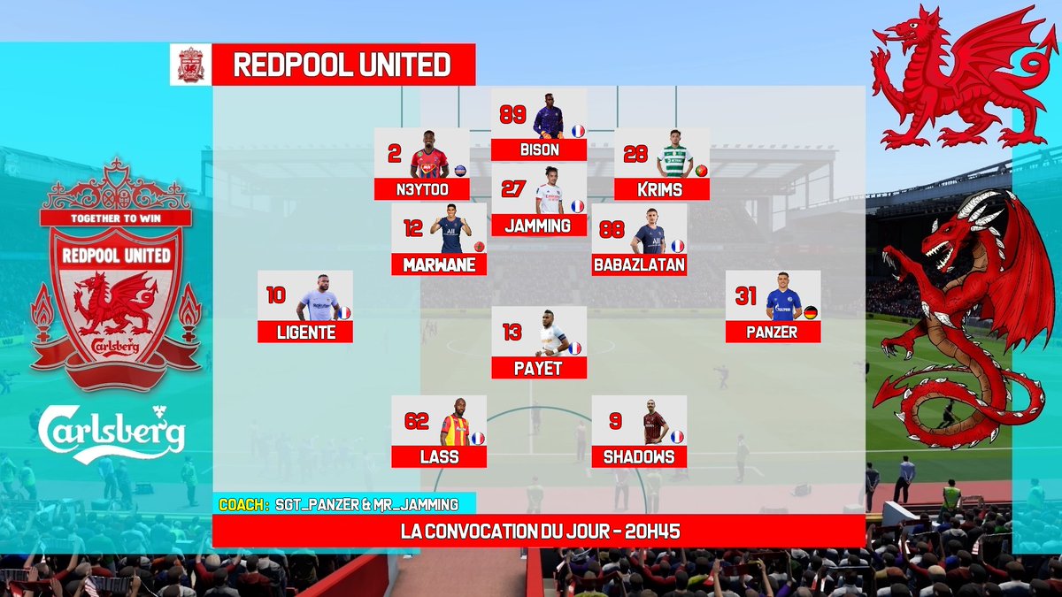 🔴Le Point Presse🔴

▶ Remettre les pendules à l'heure

▶ "Il faut se battre, ensemble !"

▶ "Il suffit d'un déclic pour lancer la machine"

Voici les XI Dragons convoqués pour la soirée ..
Une soirée au combien précieuse pour la confiance ..🐲