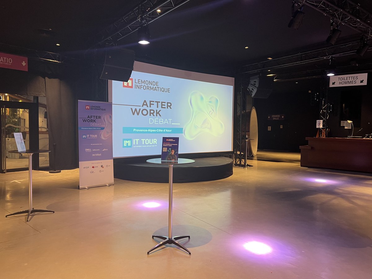 #ittour 2021 tout est prêt au 6Mic pour notre afterwork LMI avec CIP Med