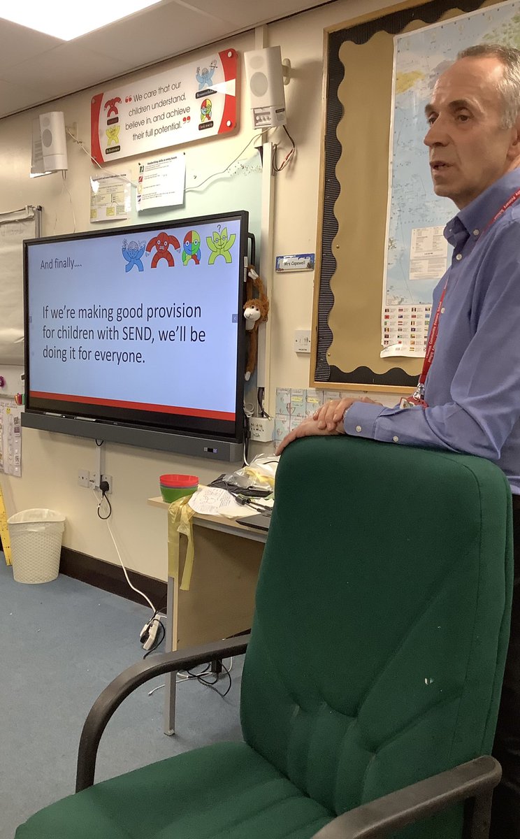 AllentonCpd's tweet photo. Great staff meeting from Simon, our SENDCo, this evening, thinking about how to scaffold provision to support and remove barriers for ALL learners whilst maintaining the ambition of our curriculum. #achievepotential https://t.co/C9ejqttizi