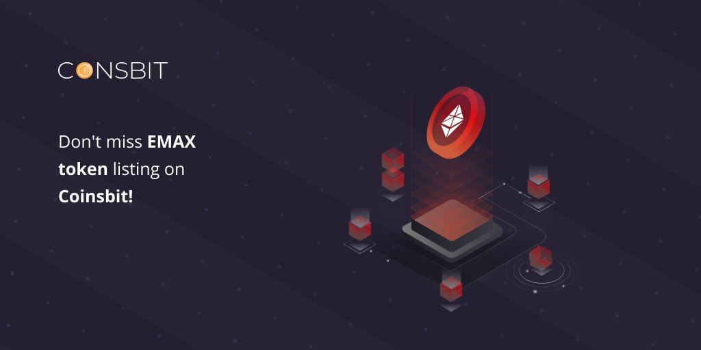 c0insbit's tweet photo. 🔥 Don't miss EMAX token listing on Coinsbit! 🔥

💥 Dear users, we are glad to announce that EMAX token will be available on Coinsbit on 04.11.2021!

💵 Pair:
EMAX/mUSDT

✅ Follow the link below to get more info: https://t.co/IiZ2FLihdo

#Coinsbit #Listing #EMAX https://t.co/tRj9bEQOcK