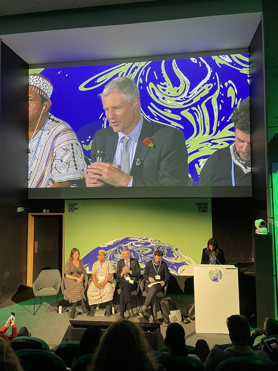 .<a href="/ZacGoldsmith/">Zac Goldsmith</a> says <a href="/GOVUK/">GOV.UK</a> specifically sought a central role for nature at #COP26. He says nature should never take second place in climate negotiations 👏👏