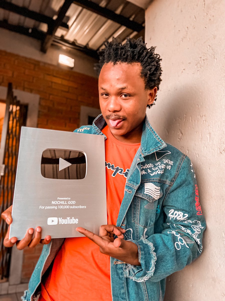 NOCHILL_GOD's tweet photo. Congratulations to #nochillgod .. YouTube 100k silver Plaque Award https://t.co/hjj0dhZ6JA