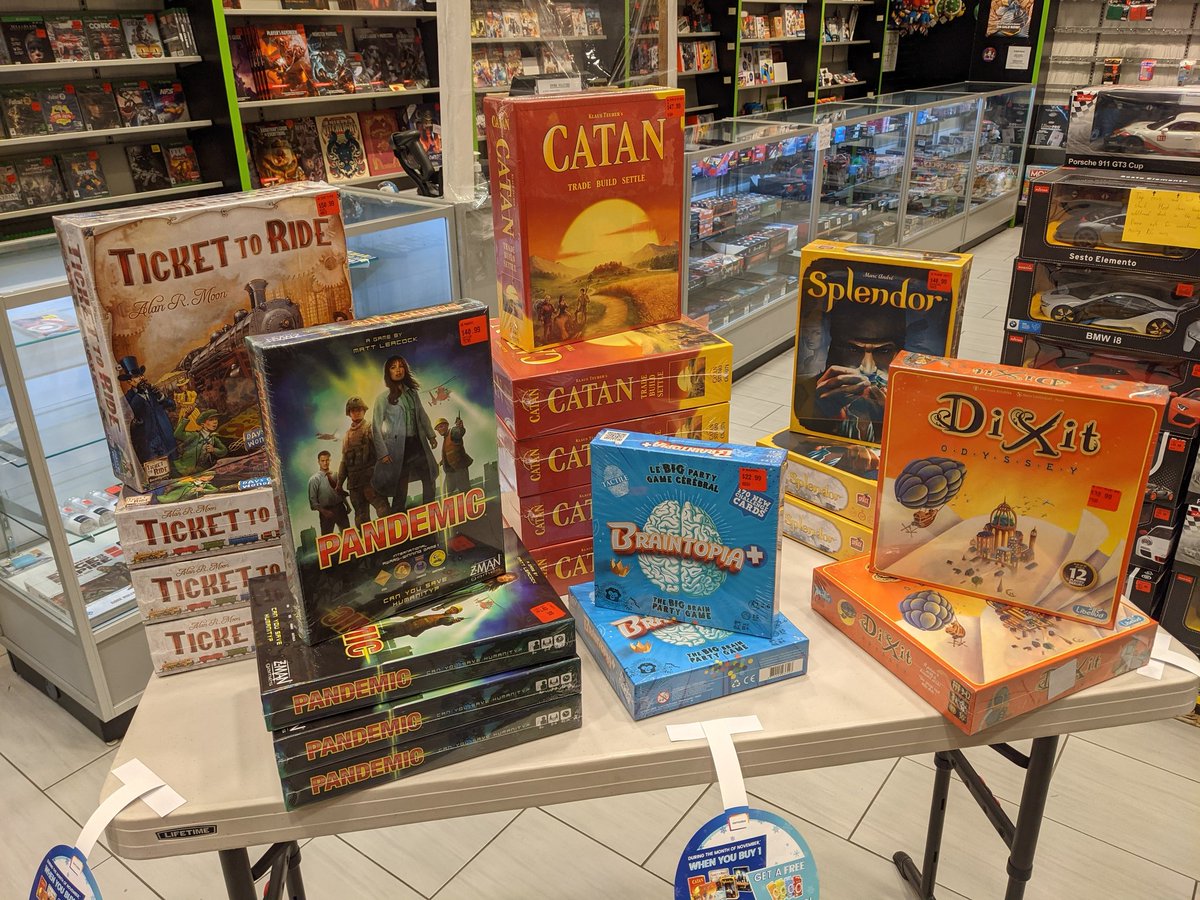 UsedBreadd's tweet image. The following is NOT a paid advertisement.
Love @Asmodee_Canada tbh. Only publisher that sends us promo materials. Step up your game, everyone else. #BCC #GameShack
