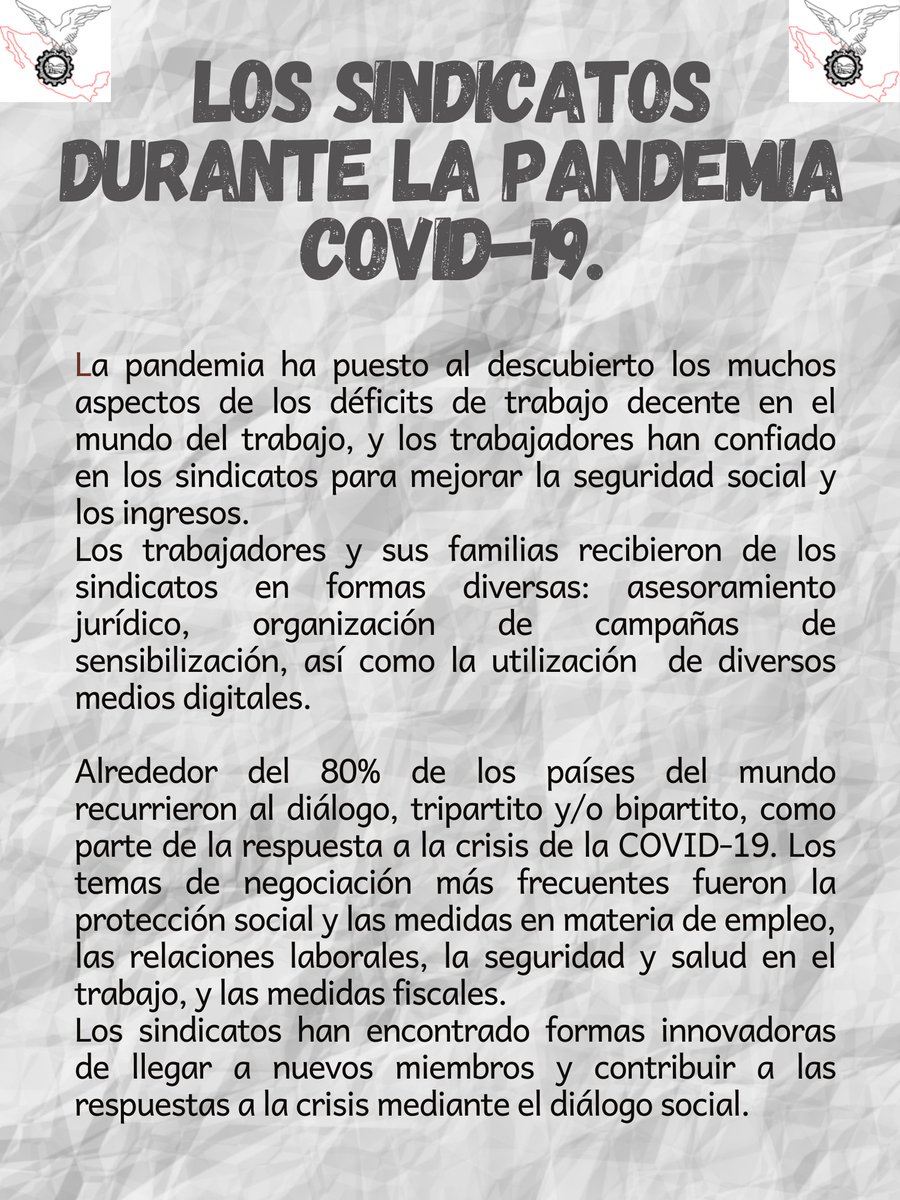 SindCemento's tweet photo. Los sindicatos y la pandemia. https://t.co/gq8Rmv0gzT