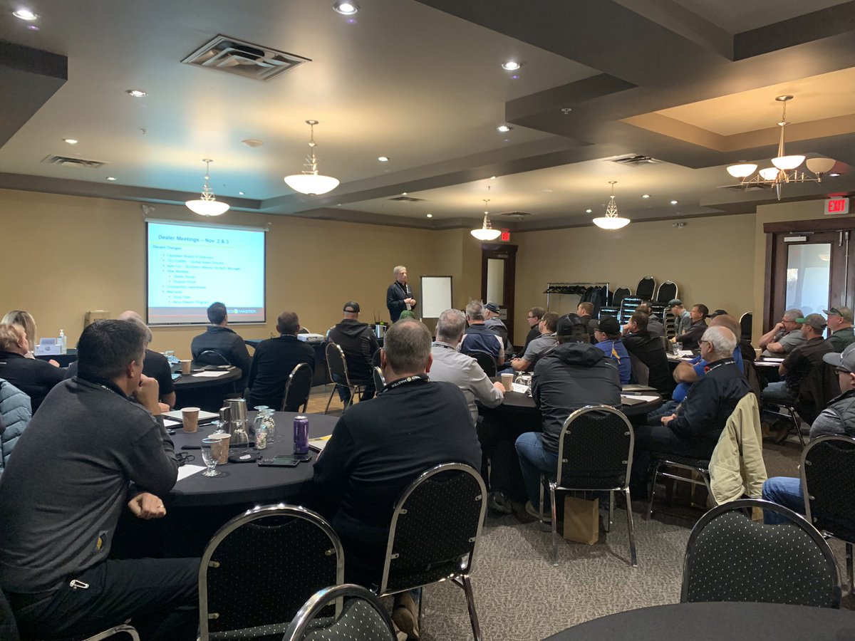 LTmaple's tweet photo. Great Dealer day at Seedmaster today.   Happy to bring greetings from the Board of Directors.   Thank you to all the dealers/sales staff for your keen interest and support.   Exciting things happening at Seedmaster https://t.co/hcS8K5RGVo