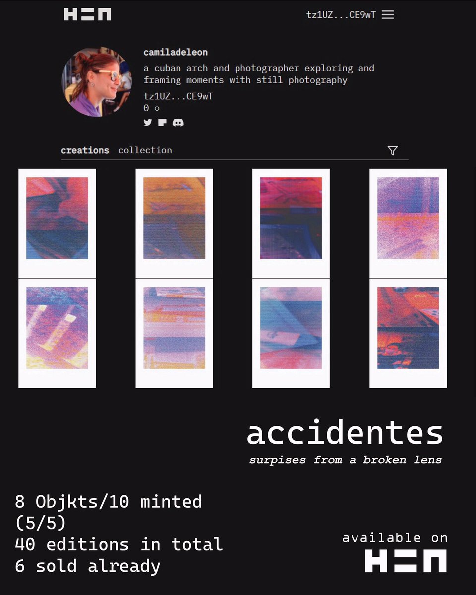 cdlcpics_nft's tweet photo. Fresh minted Objekts
07 &amp; 08. 
Polaroids of good vibes &amp; energy. These were made on 2017 for another version of me. &amp; yda in my first day on therapy that older version give me a paper w/ colours as a Hope symbol. This was what I pictured &amp; I minted. ✨

https://t.co/BWaPyzsmaG https://t.co/SieIPET14U