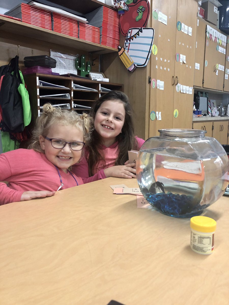 mrswhitwhite's tweet photo. They said, “Our fish is learning with us!” #funinfirst @PHSPiratePride #plainviewELEM https://t.co/f6suU3wQvU