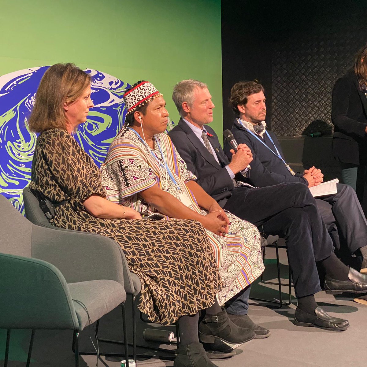 #COP26 "We have commitments now from financial institutions, multi-lateral development banks &amp; big commodity buyers. It is our responsibility now to ensure that these promises are honoured." <a href="/ZacGoldsmith/">Zac Goldsmith</a>.