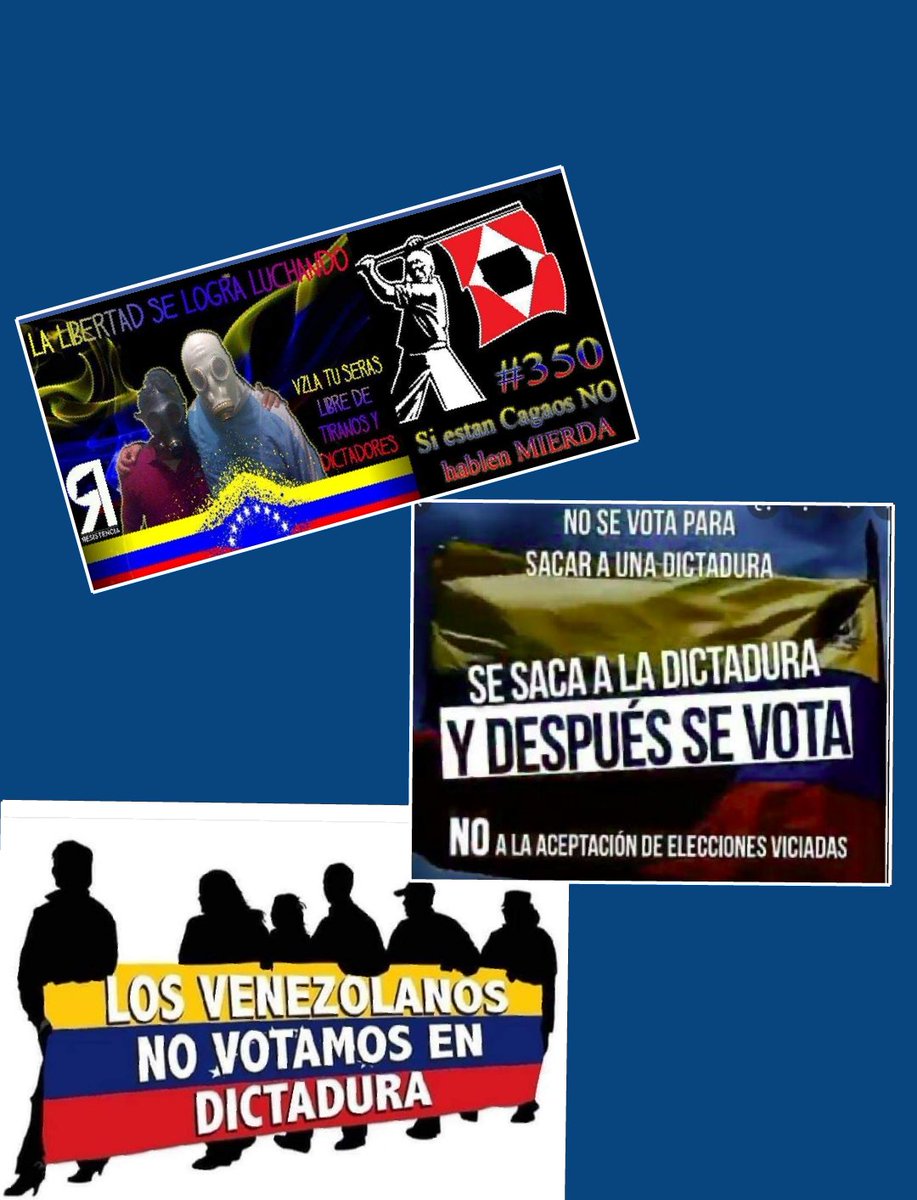 Ahí se las dejó <a href="/Cotufa55/">Venezuela Libre</a> <a href="/VeneSys__Alpha7/">VeneSys #ALPHA</a> <a href="/YourAnonVzla/">AnonymousVzla</a> <a href="/MayVenezolana/">La Guerrera GAR</a> <a href="/Mary_Vzlna/">Mary</a>