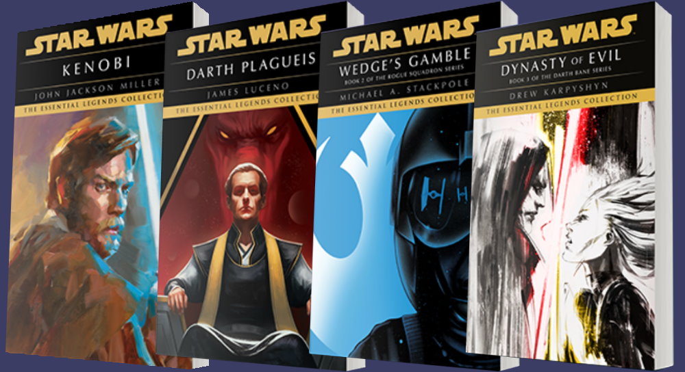 FanthaTracks's tweet photo. Essential Legends Collection returns in 2022 with four more titles - https://t.co/WfvJQL69xW #StarWars #FanthaTracks #EssentialLegends @DelReyStarWars https://t.co/LFRtO786c3