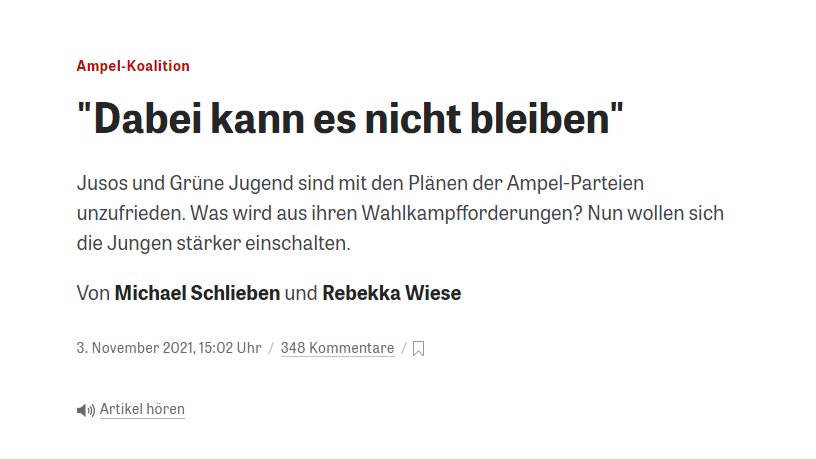 Zusammen mit <a href="/gruene_jugend/">GRÜNE JUGEND</a> &amp; <a href="/DGBJugend/">DGB Jugend</a> haben wir deutlich gemacht, was im Koalitionsvertrag für uns junge Menschen drin sein muss. Wir haben viele konkrete Forderungen, die ein echtes Aufbruchssignal an unsere Generation senden würden.

zeit.de/politik/deutsc…