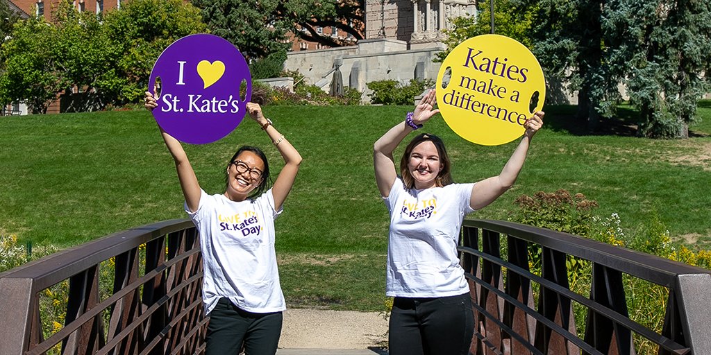 st_kates's tweet photo. Two weeks to go until Give to St. Kate's Day on Nov 17! This once-a-year event is a gift that continues to give all year. https://t.co/n6YcOF6K3E
#gokatiegive #mystkates #leadandinfluence https://t.co/NWksGXWDQr