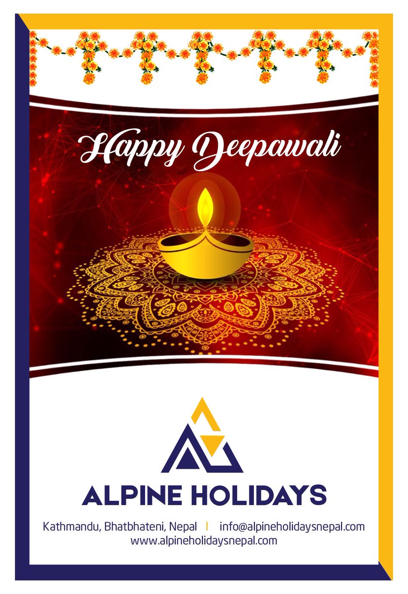 alpineholidaysn's tweet photo. Happy Deepawali! https://t.co/Z1g4Gls7Cz