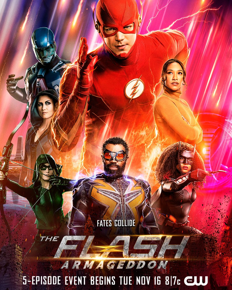 CW_TheFlash's tweet image. It’s going to take everything they have. The 5-episode event begins November 16 on The CW! #TheFlashArmageddon