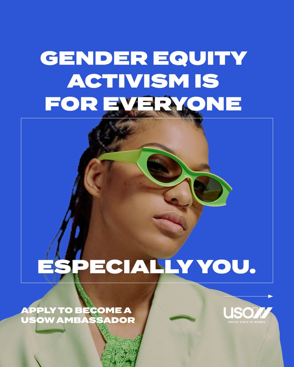 WomensFundRI's tweet photo. Apply NOW to join the @USOWomen Ambassador Program‒ a nationwide network of leaders passionate about gender equity, no matter your background or previous experience at https://t.co/3tYEazJFYd. Application deadline November 14th. #USOW #EveryIssueIsAGenderIssue
#empowerwomen https://t.co/LNI3WDsHps