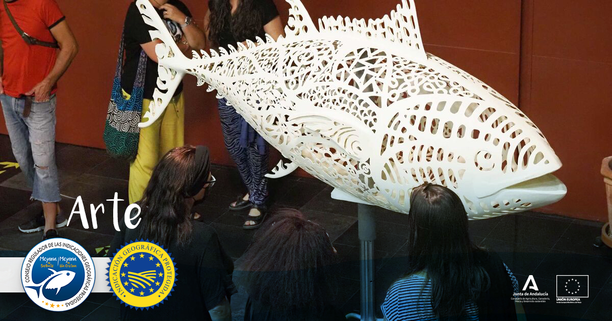 📌Con motivo del I Congreso "Binómico" ha podido contemplarse en la capital onubense la colección "Doce artistas sin piedad. Intervención sobre doce atunes albinos"💙🐟💙

#mojama #mojamaIGP #Barbate #IslaCristina