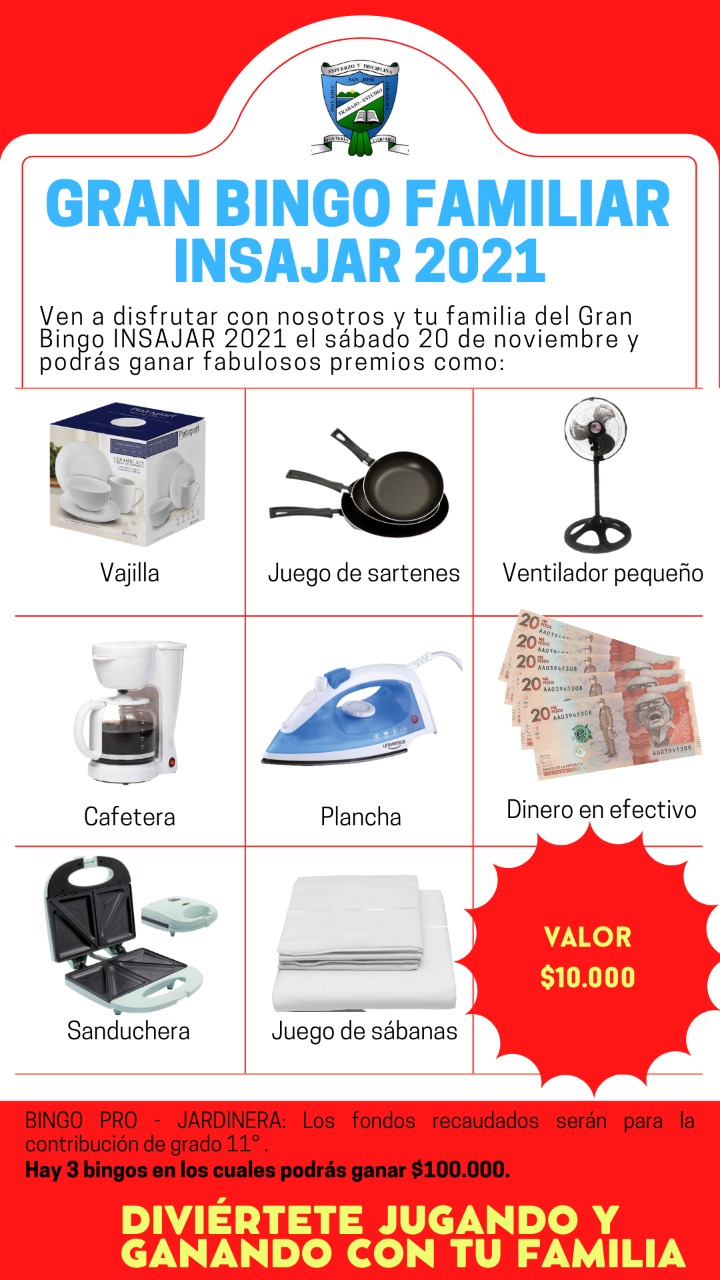 Bingo con Premios en Efectivo