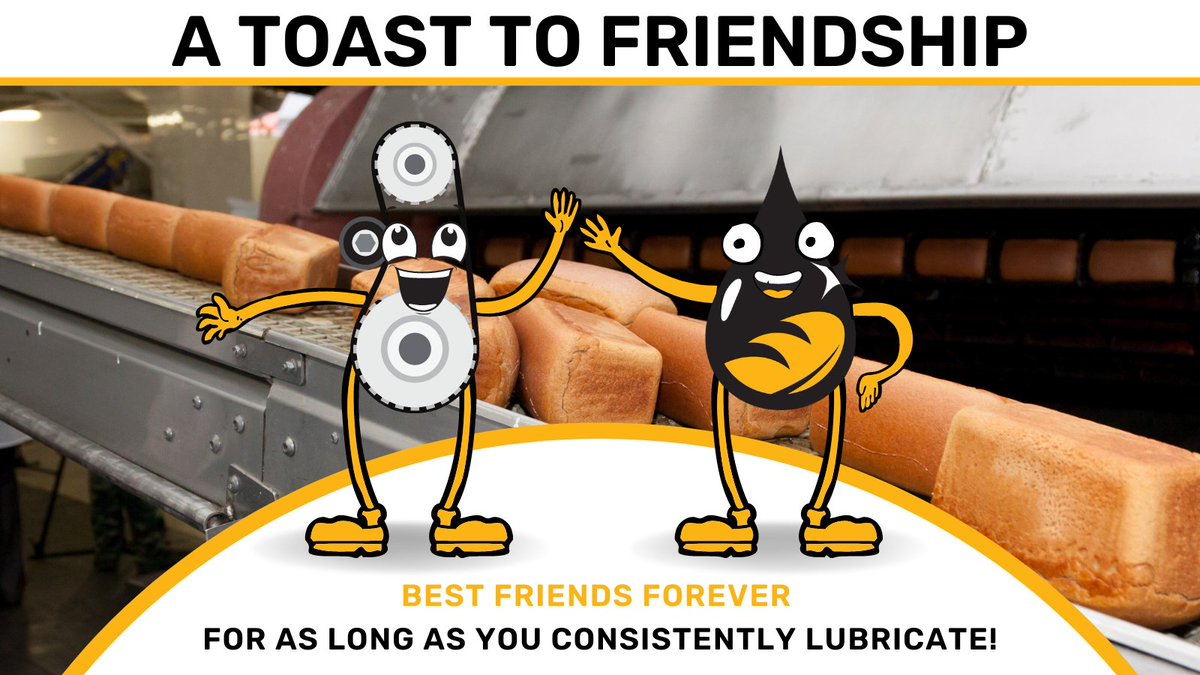 ChainGuardLubes's tweet photo. Our lubricants will be your chain drive's best friend. What is the key to their friendship? Consistent lubrication!

When was the last time you lubricated your chain drive? Don’t wait until it’s too late! Prevent damage by lubricating.

#BakeSafe 🍞 https://t.co/QIKkgf05sw