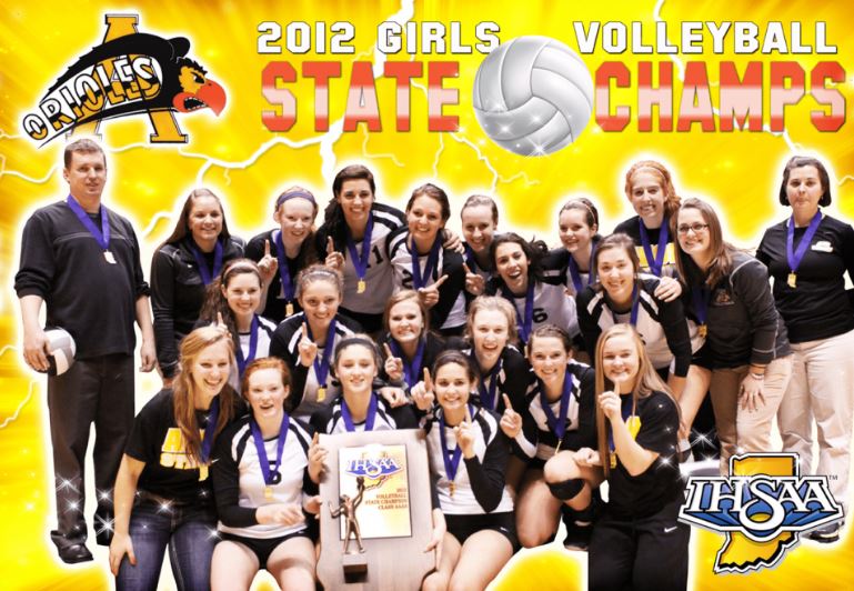 OrioleAthletics's tweet photo. On this date in 2012, Volleyball captured the 4A IHSAA State Championship (11/3/2012) https://t.co/uvwcUPa6bD