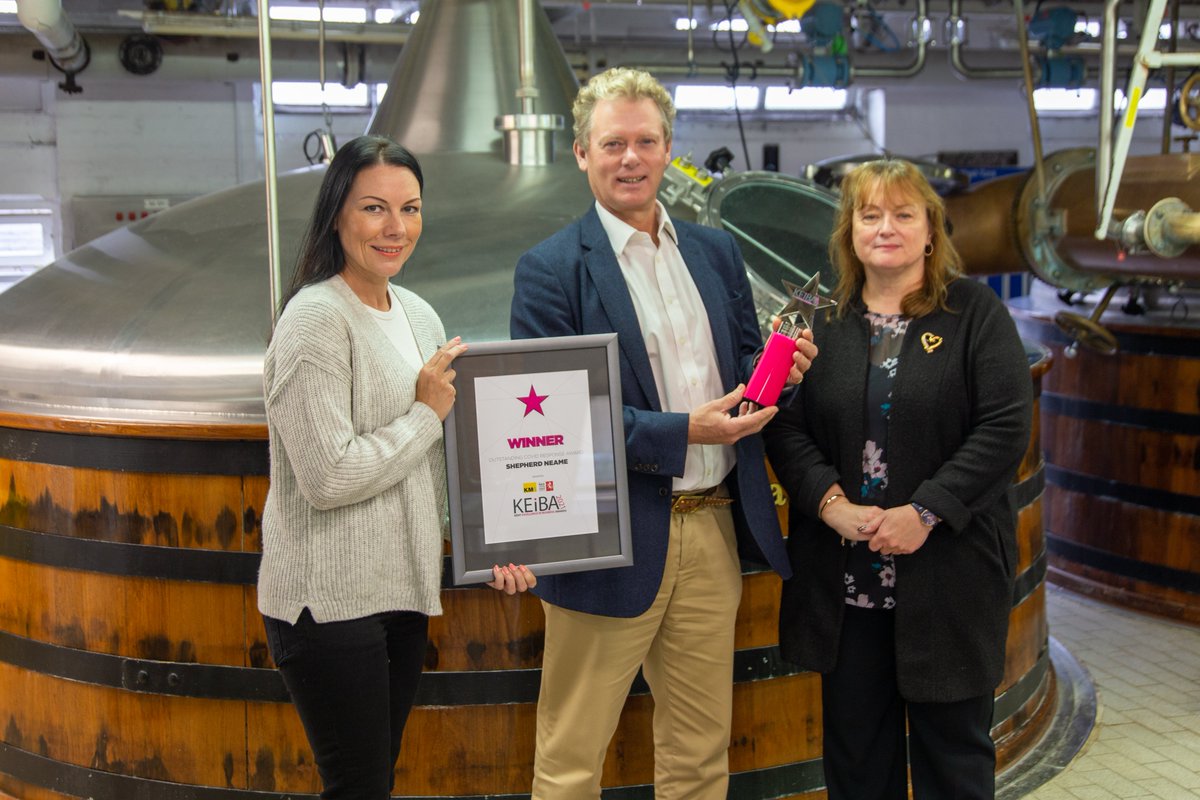 Congratulations to <a href="/ShepherdNeame/">Shepherd Neame</a> on winning the #KEiBA2021 Outstanding Covid Response Award. (Sponsored by <a href="/KMMediaGroup/">KM Media Group</a> and <a href="/Kent_cc/">Kent County Council</a>)
