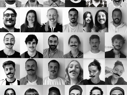 Elisaa_Auclair's tweet photo. #Movember : Le mois de la moustache !
1️⃣ Inciter vos proches à se faire dépister.
2️⃣ Soutenez la cause en vous laissant pousser la moustache comme nos #L3APASCF💙
Plus d’infos sur : https://t.co/J6MEYIwLe9
@MovemberFRA #prévention #solidarité #recherche https://t.co/8U5IhE10Sm