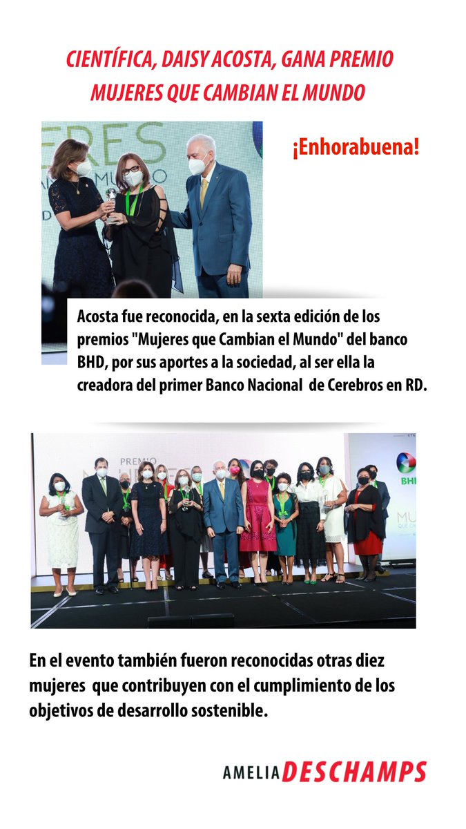AmeliaDeschamps's tweet photo. ¡Las buenas acciones se comparten!
@BHDLeon
@RaquelPenaVice
#MujeresQueCambianAlMundo
#SimpleThingsMatters https://t.co/kdvBBsRjkG