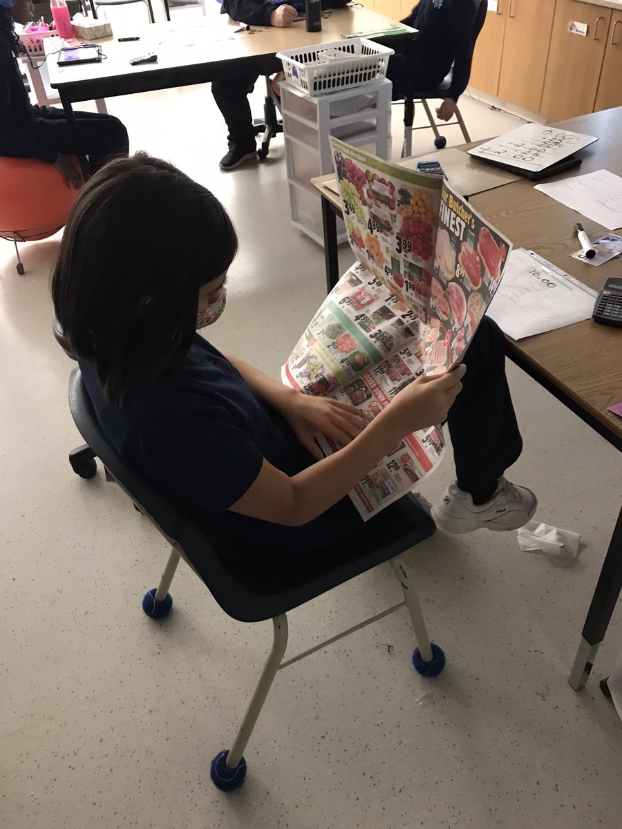 NatachaMoniz's tweet photo. Grocery shopping anyone? We are each using a budget to determine what we can buy and how much change we will get back.  Lots of great ideas! @HolyRosaryM https://t.co/IlSylK5nAK