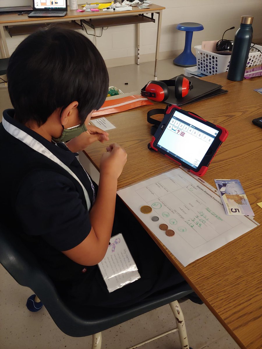 NatachaMoniz's tweet photo. Grocery shopping anyone? We are each using a budget to determine what we can buy and how much change we will get back.  Lots of great ideas! @HolyRosaryM https://t.co/IlSylK5nAK