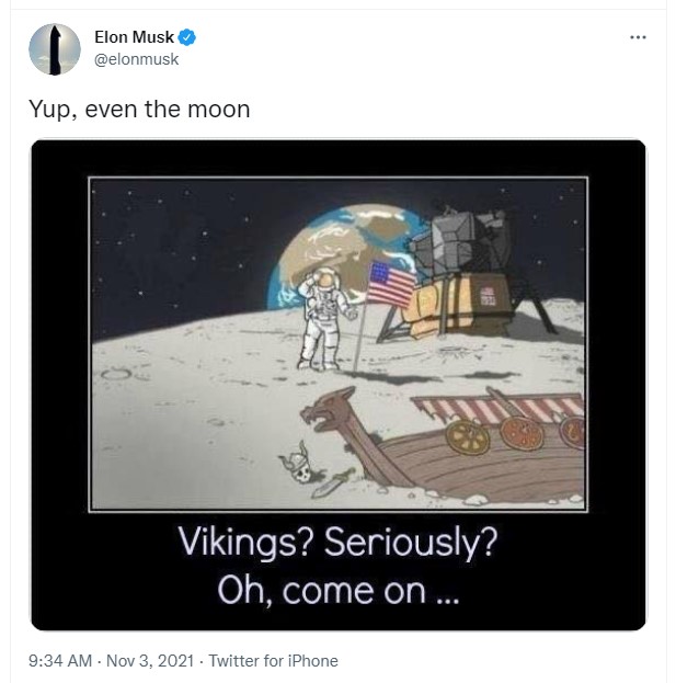 1stOnTheMoon's tweet photo. #ElonMusk tweeted! 
Who was First On The Moon?
#FirstOnThemoon #ORBIT $ORBIT https://t.co/tnLwcs9Mm1